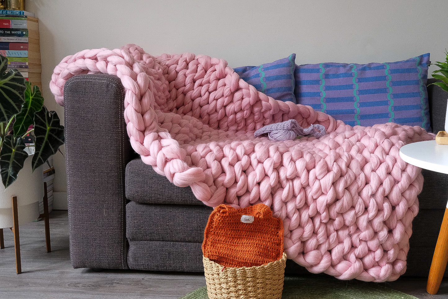 Chunky Merino Wool Blanket